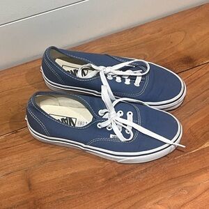 Vans Classic Blue Sneakers with White Accents